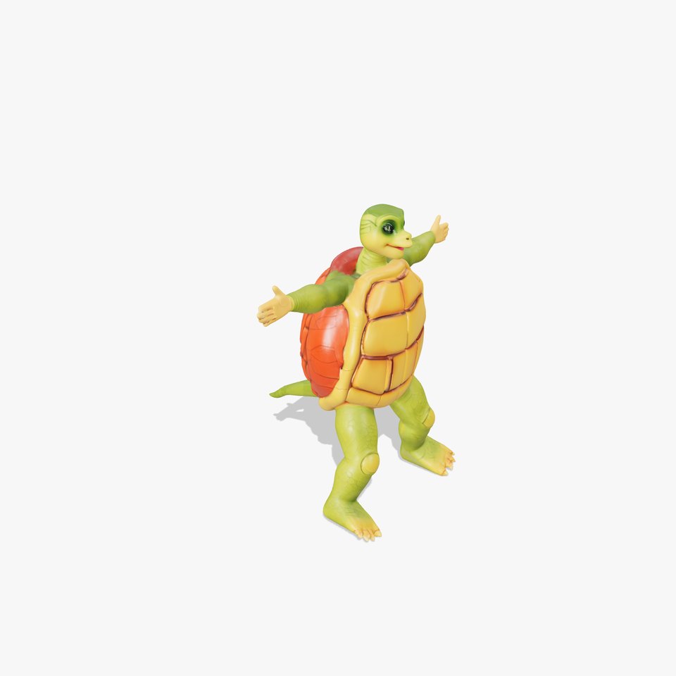 Cheerful Turtle Character model pack